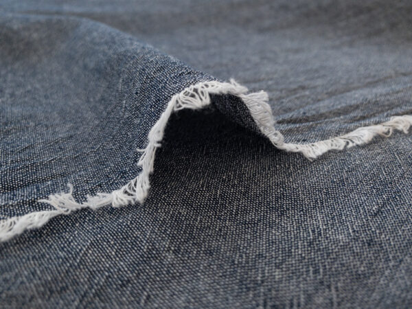 Japanese Washed Cotton Chambray – Indigo