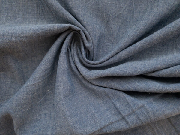 Japanese Washed Cotton/Linen Chambray – Delft