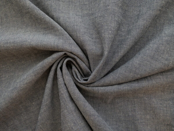 Japanese Washed Cotton/Linen Chambray – Indigo