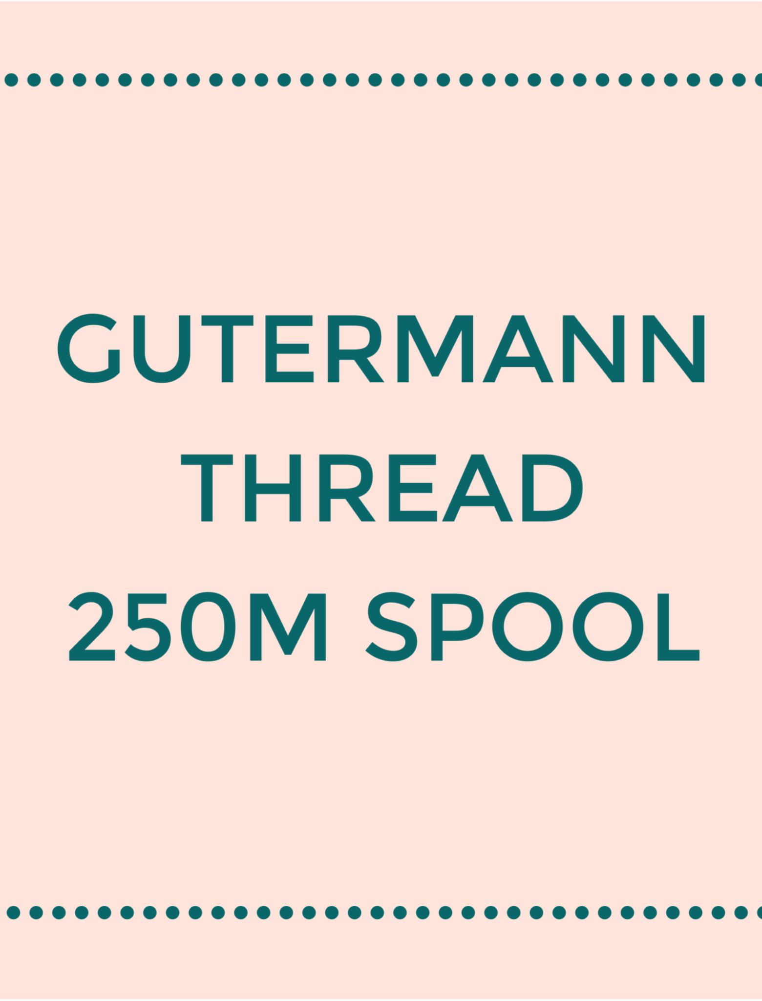 795 Antique White 250m Gutermann Sew All Thread - Sew All 250m