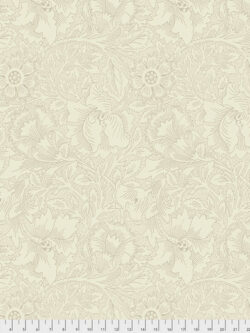 Quilting Cotton - The Original Morris & Co - Poppy - Cream