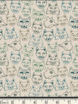 AGF - Cotton Flannel - Timberline - Hello Foxy - Sycamore