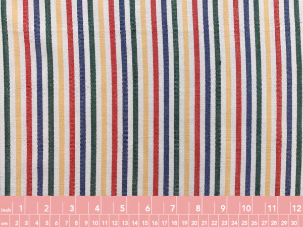 Yarn Dyed Cotton Shirting - Crayon Stripe