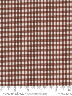 Vista Wovens Cotton - Gingham - Rust