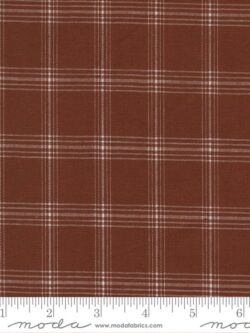 Vista Wovens Cotton - Plaid - Rust