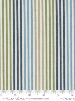 Vista Wovens Cotton - Vertical Stripe - Blue Multi