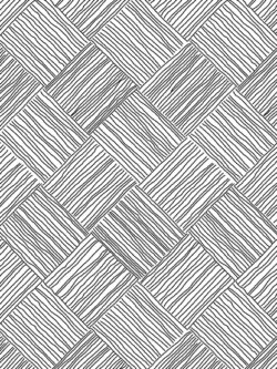 Quilting Cotton – Century Black on White - Bias Checkerboard