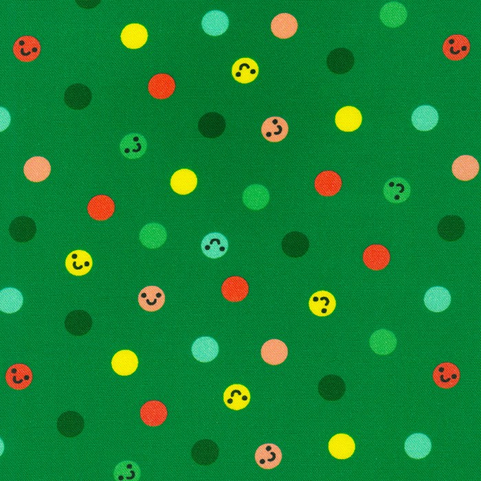 Quilting Cotton Merry Cheer Green Stonemountain & Daughter Fabrics