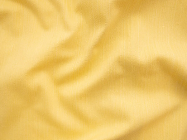 Designer Deadstock - Cotton/Spandex Stretch Denim - Pale Yellow