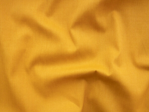 Designer Deadstock - Printed Cotton Twill - Mustard