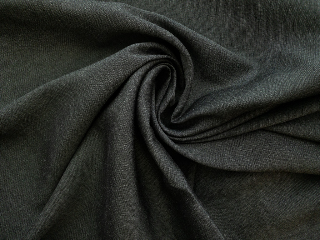 Designer Deadstock - Rayon/Cotton Yarn Dyed Shirting - Olive ...