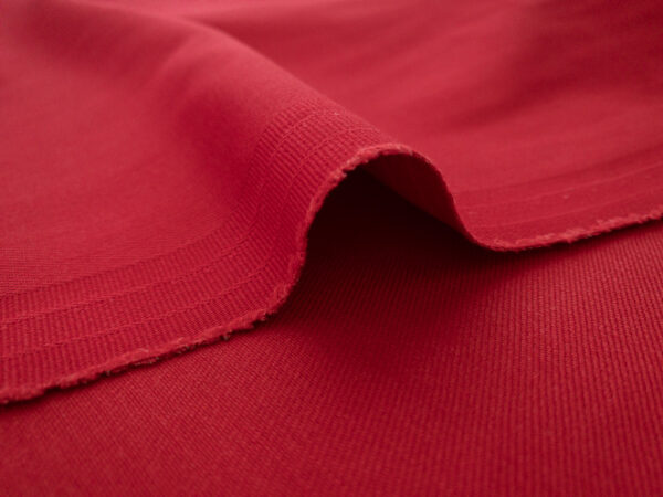 Lady McElroy – Sovereign Stretch Cotton/Tencel Twill – Crimson