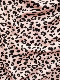 European Designer Deadstock – Viscose/Spandex Jersey – Animal Print - Blush