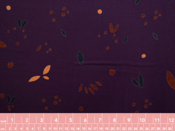 Mind the Maker – Viscose Crepe – Petals – Plum