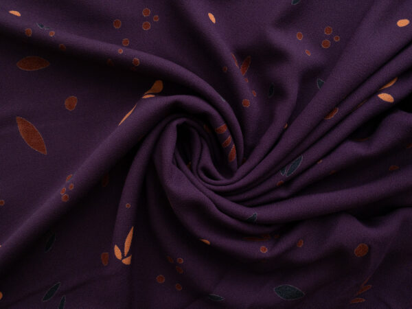 Mind the Maker – Viscose Crepe – Petals – Plum