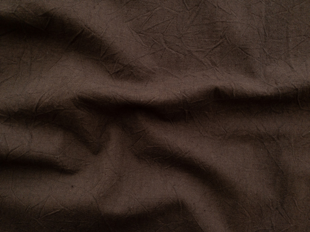 Japanese Cotton/Linen Crinkle Canvas - Black - Stonemountain