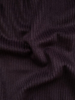 Lady McElroy – Dakota – 4.5 Wale Cotton Corduroy – Aubergine