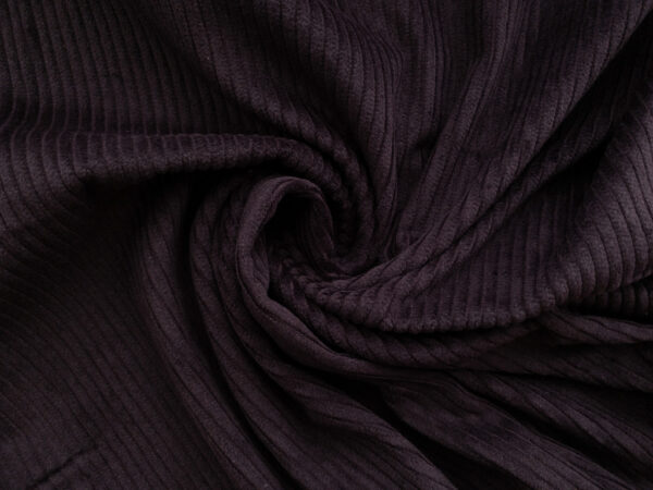 Lady McElroy – Dakota – 4.5 Wale Cotton Corduroy – Aubergine