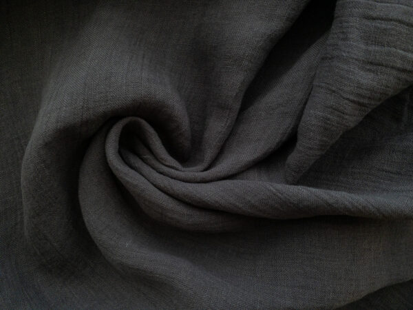 Mozart Linen - Charcoal