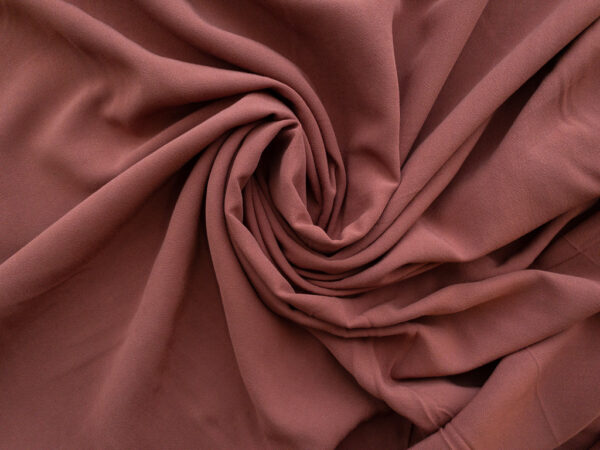 Sandwashed Viscose Crepe - Terracotta