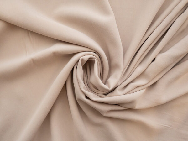 Sandwashed Viscose Crepe - Sand