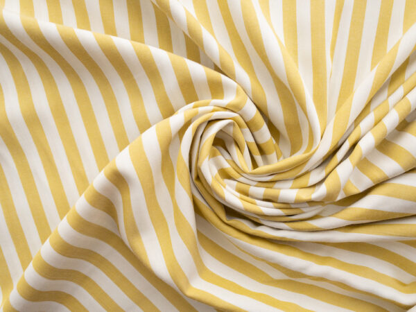 Atelier Brunette - Sunray - 100% Viscose - Wide Stripe - Lemon