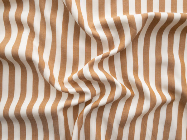 Atelier Brunette - Sunray - 100% Viscose - Wide Stripe - Ochre