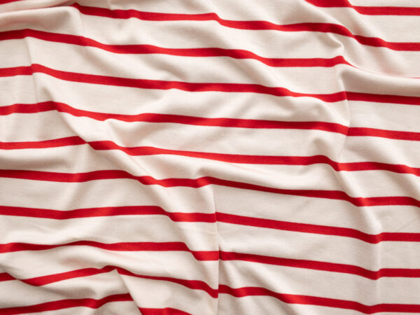 Amour Vert – Modal/Spandex - Stripe - Red/Cream