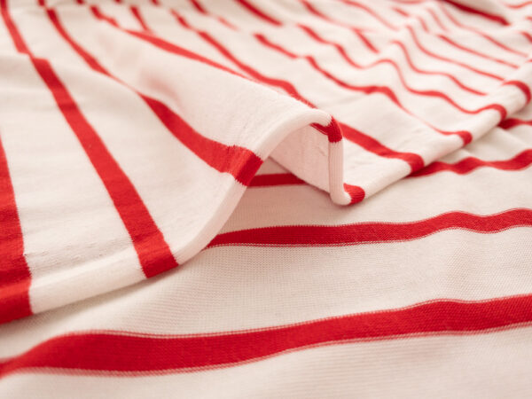 Amour Vert – Modal/Spandex - Stripe - Red/Cream