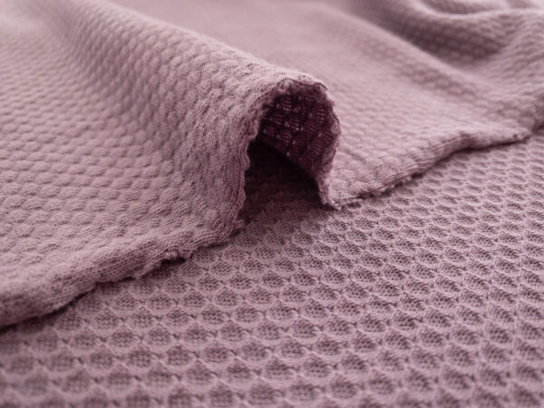 Amour Vert - Modal Sweater Knit - Lavender Scallop