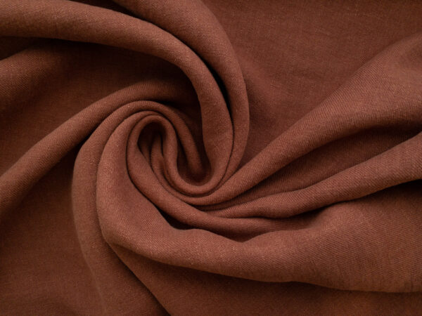 Sandwashed Linen Twill - Marsala