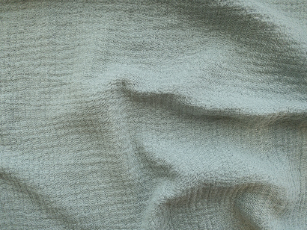 Double Gauze Fabric Medium Gray - YES Fabrics