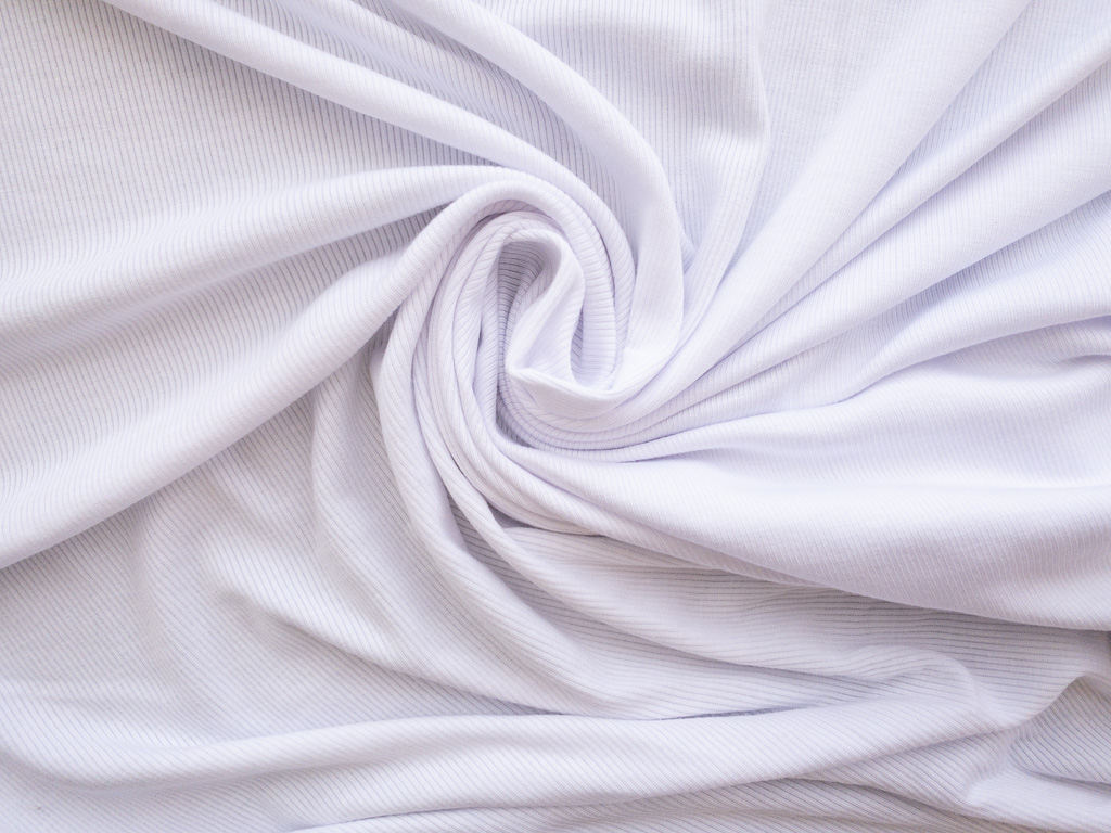 Modal Spandex Fabric, White