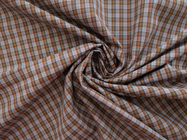 British Designer Deadstock - Yarn Dyed Cotton Shirting - Primary Plaid