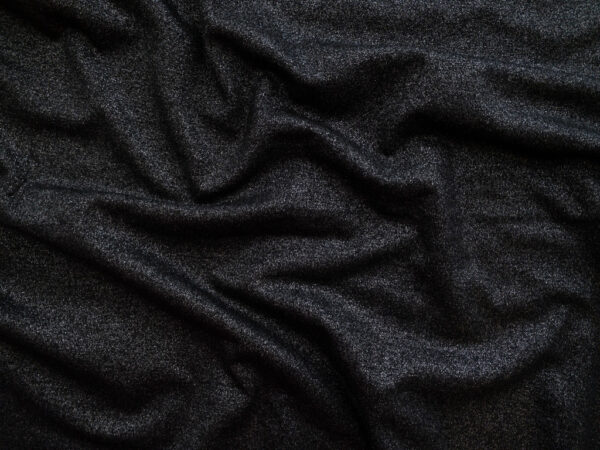 European Designer Deadstock - Cotton/Spandex Jersey - Black/Silver