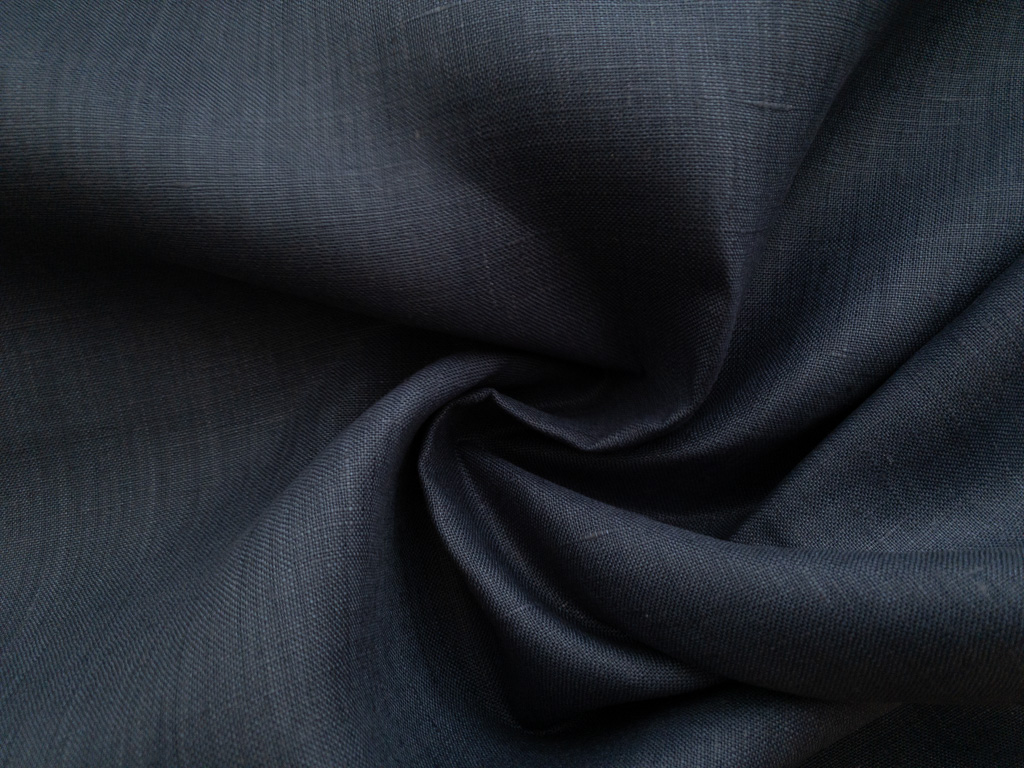 Nevada Linen - Navy Blue - Stonemountain & Daughter Fabrics