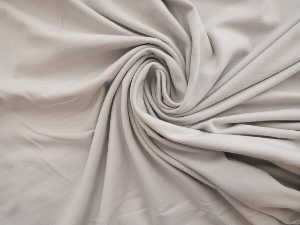 Martel Organic Cotton/Spandex Knit – Silver Grey