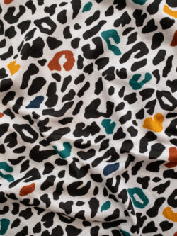 Faux Ocelot Cheetah Animal Pattern Jaguar Jungle Tribal Gray Charcoal –  Fabric Bistro