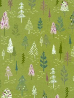 Winter Days Flannel - Forest - Moss