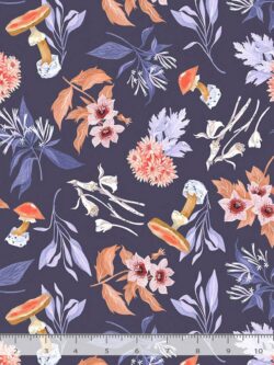 Quilting Cotton  - Haunted Garden - Exotic Garden - Astral