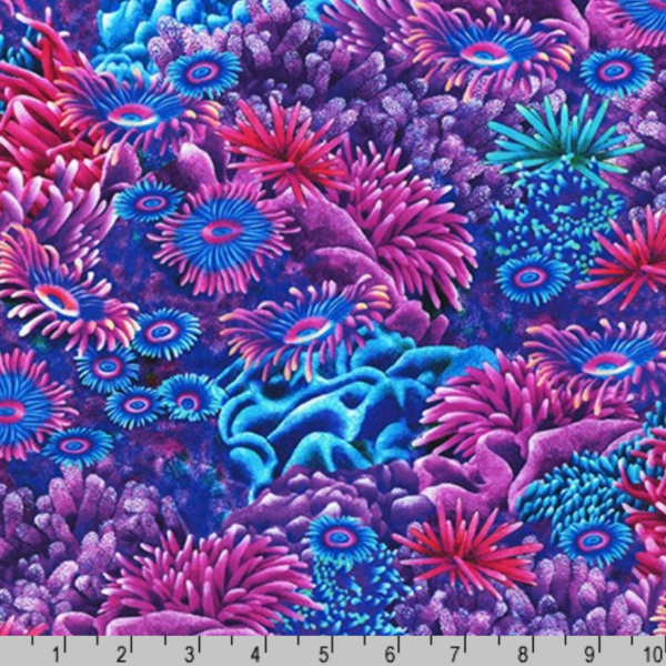 Quilting Cotton - Coral Canyon - Caribbean