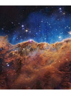 Quilting Cotton – The Hidden Universe - Carina Nebula - Fire and Ice - Panel