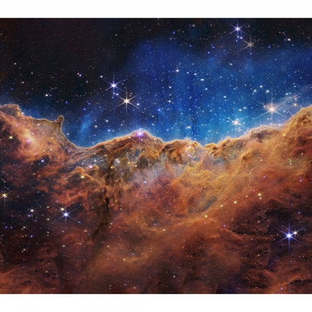 Quilting Cotton – The Hidden Universe - Carina Nebula - Fire and Ice - Panel