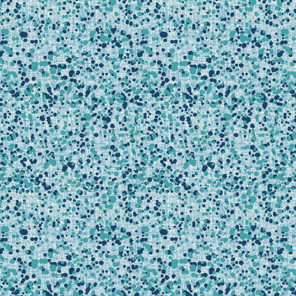 Quilting Cotton Bubbles Aqua Stonemountain & Daughter Fabrics