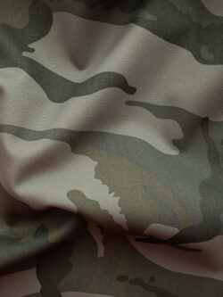 Designer Deadstock - Cotton Twill - Camouflage - Olive