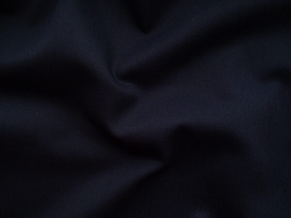 Designer Deadstock –  Cotton/Polyester Twill - Navy