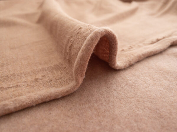 Designer Deadstock – Cotton/Polyester Sweatshirt Fleece – Fawn