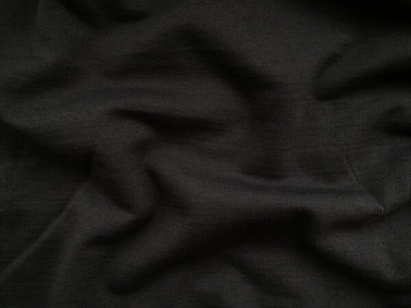 Designer Deadstock – Cotton/Polyester Sweatshirt Fleece – Charcoal