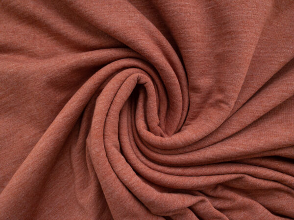 Designer Deadstock – Cotton/Polyester Sweatshirt Fleece – Cinnamon