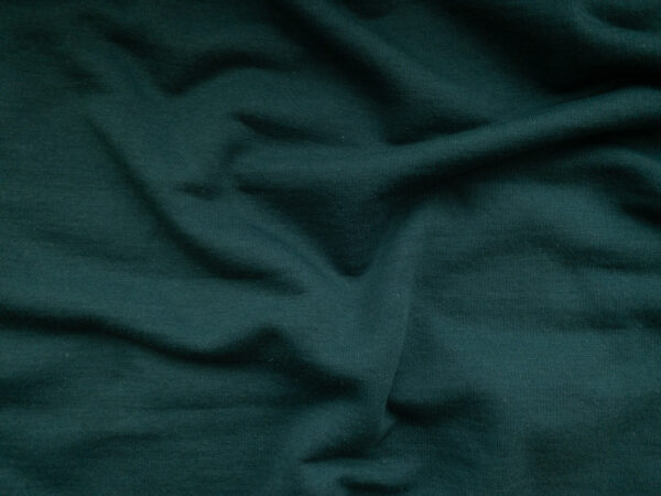 Designer Deadstock – Cotton/Polyester Sweatshirt Fleece – Teal